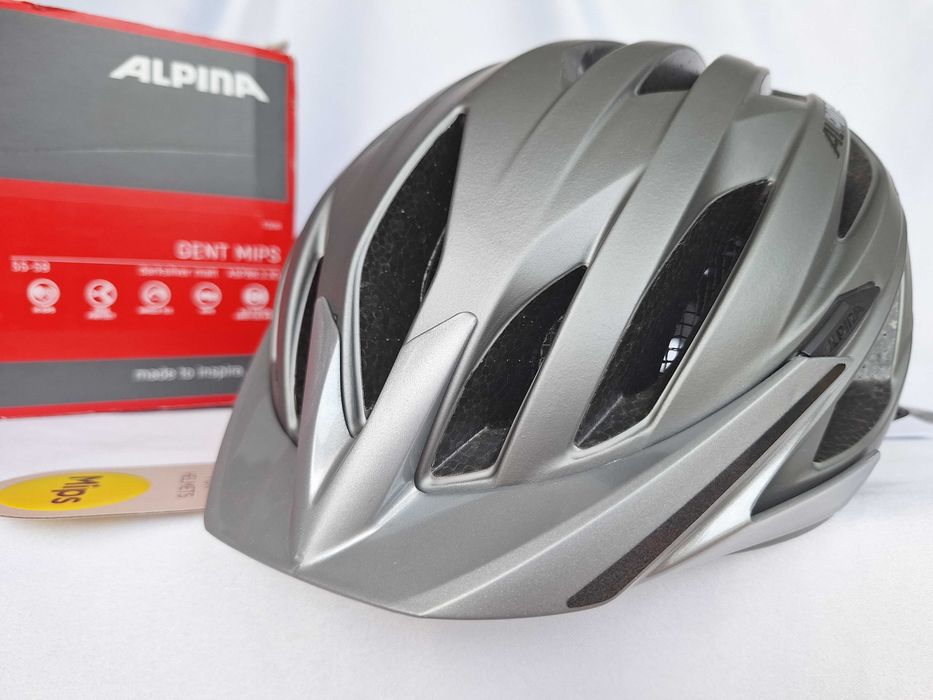 Kask rowerowy Alpina Gent Mips Darksilver Matt M 55-59cm