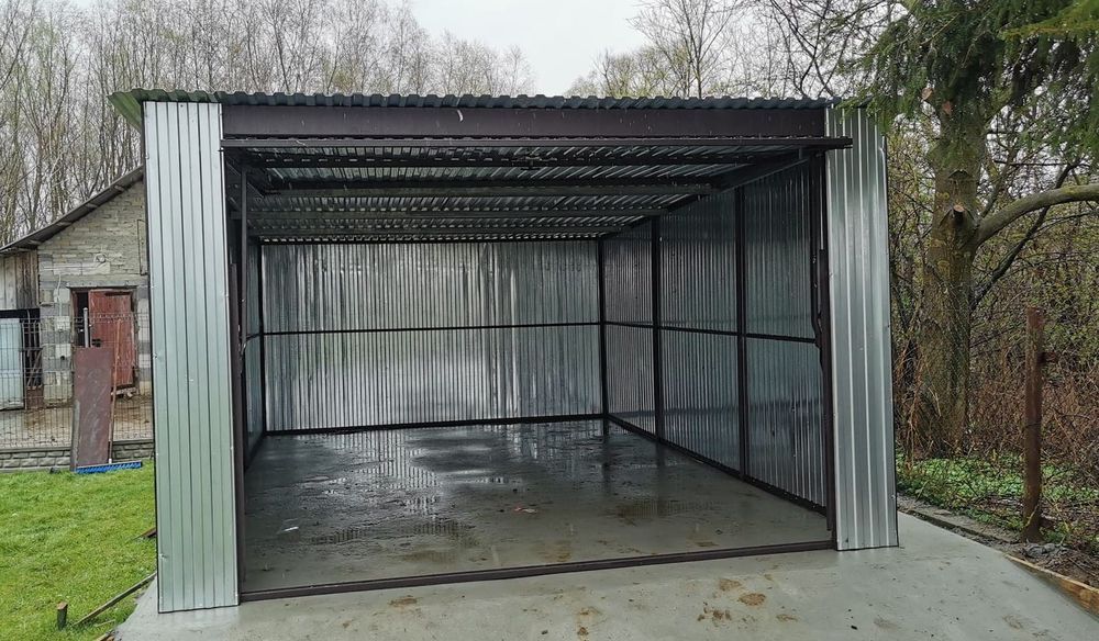 garaż blaszany 4x6 blaszaki garaż blaszany