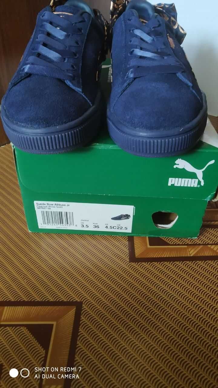 Кеди кроссовки кеды замш Puma Пума р. 36 устілка 23 см