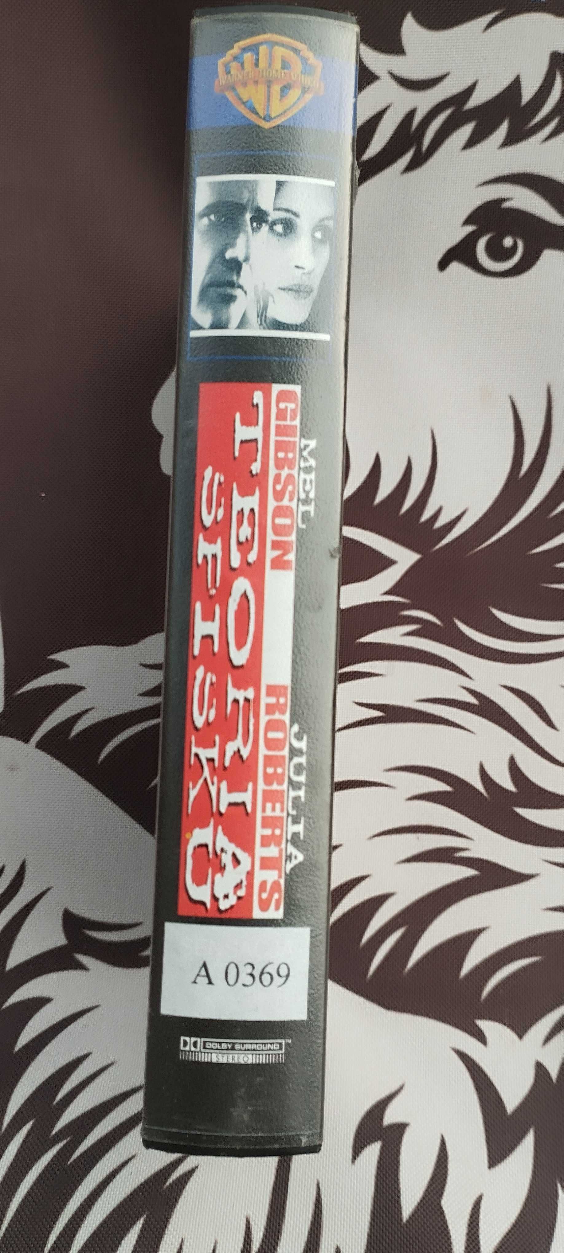 Kaseta VHS "Teoria spisku" (1997) z Melem Gibsonem i Julią Roberts