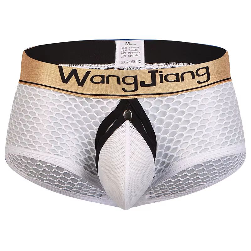 Męskie Siateczkowe Bokserki Jockstrap Otwarte z Przodu i z Tyłu - L