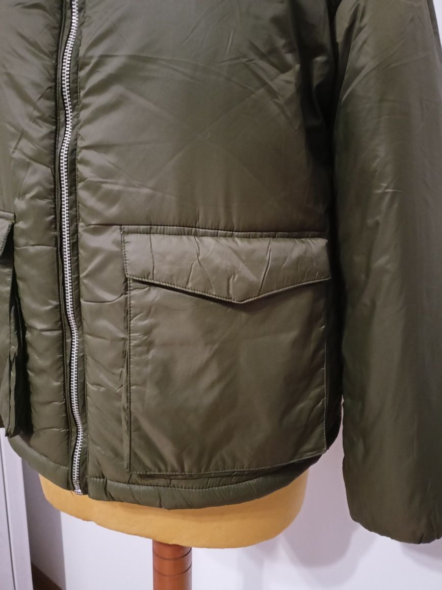 Nowa kurtka khaki rozmiar S. Kurtka damska Wednesday's Girl Oversize