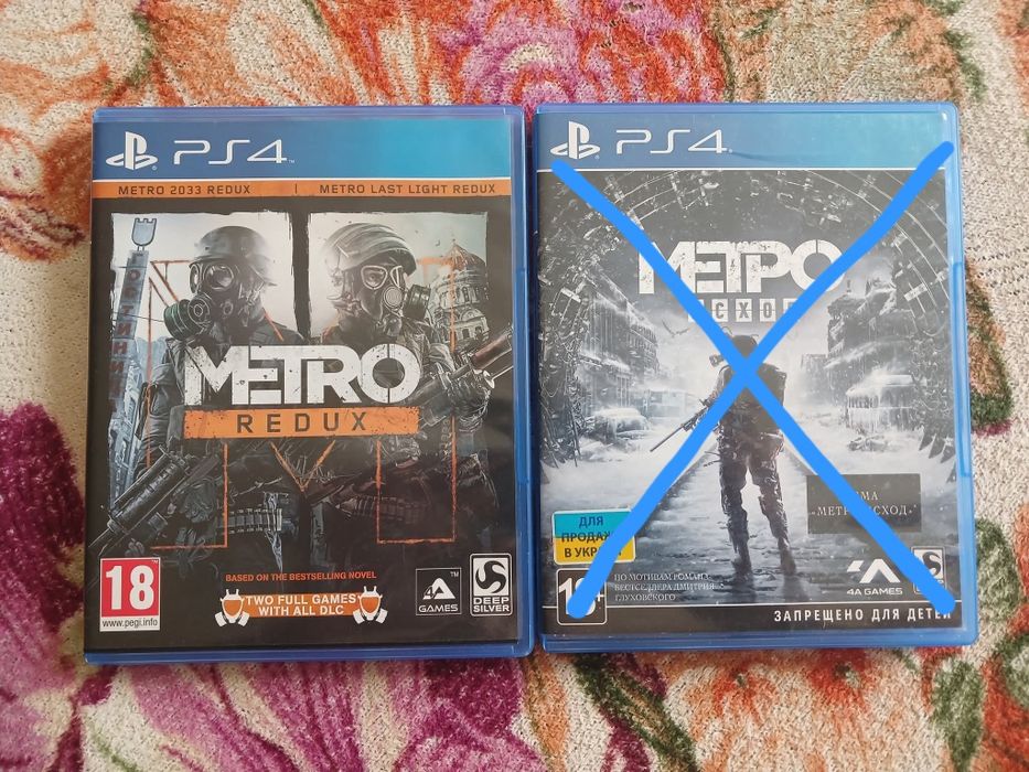 Гра МЕТРО на PS4