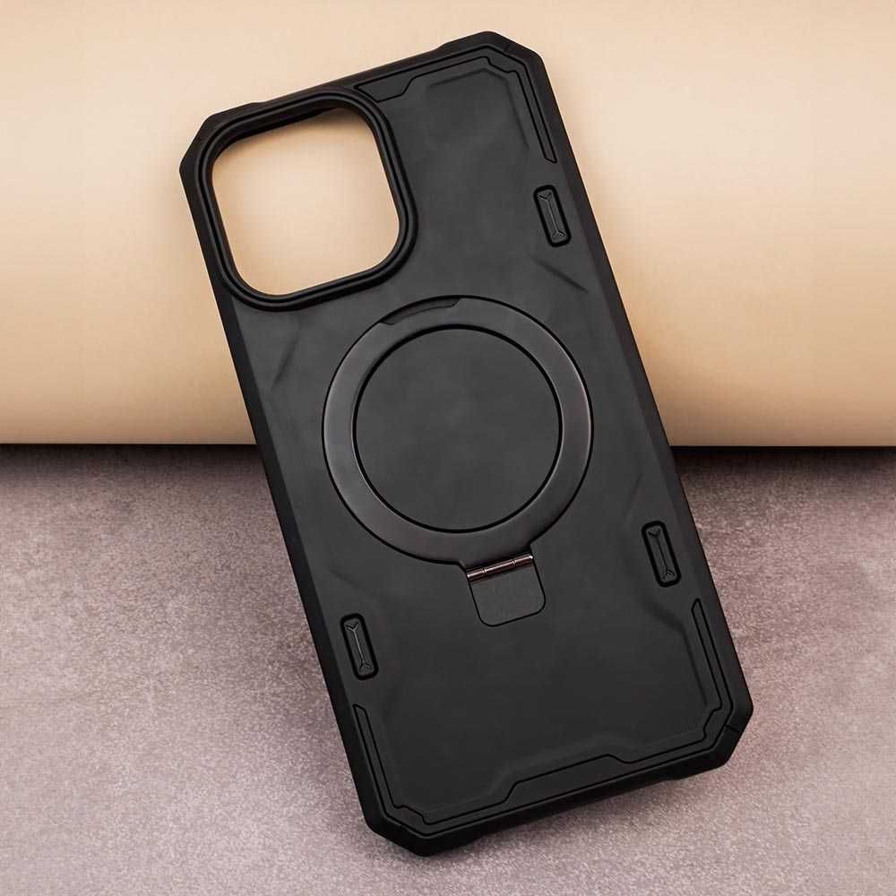 Plecki Etui Pancerne Defender Mag Ring do Apple Iphone 14 czarne