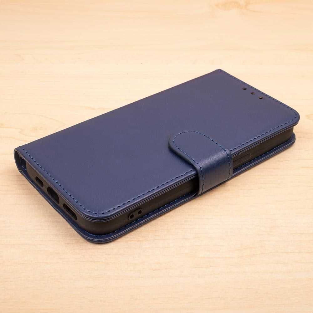 Etui z klapką do Xiaomi Redmi 9A, 9AT, 9i kolor: granatowy