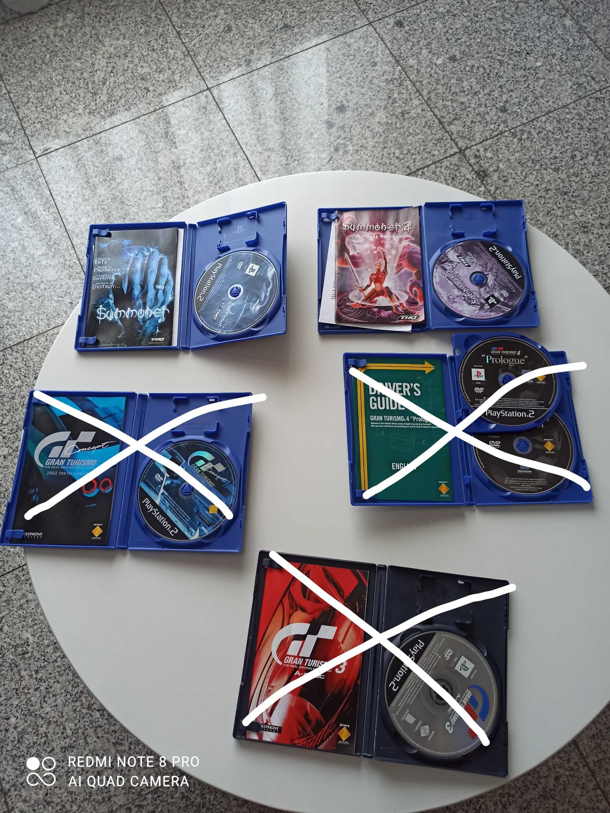 Vendo jogos PS2 completos e quase novos