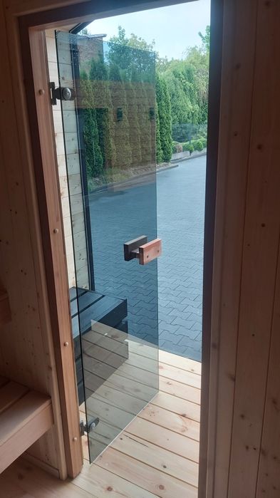 Sauna zewnętrzna ogrodowa stodoła -dostępna od ręki