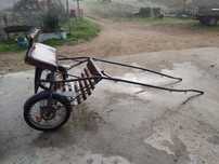 Vendo charrete de 3 lugares e arreios completo