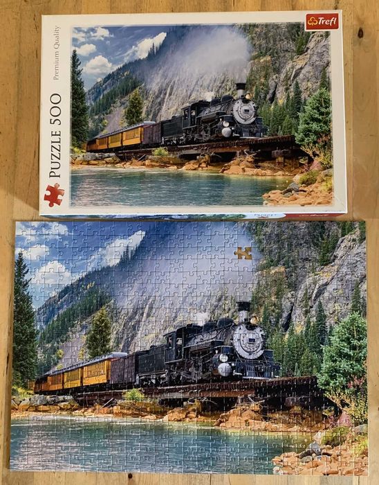 Puzzle Trefl, Górski pociąg, 500 (-1)