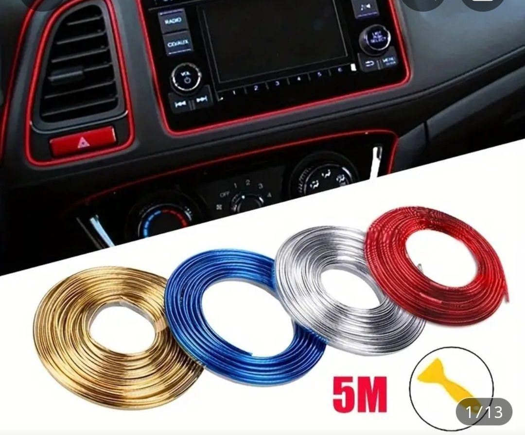 Faixa Vermelha Decoração Carro