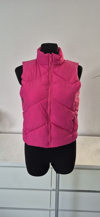 Bezrękawnik dla dziewczynki na 164 cm Krotka kamizelka Rozowy Reserved