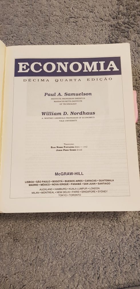 Economia Samuelson & Nordhaus