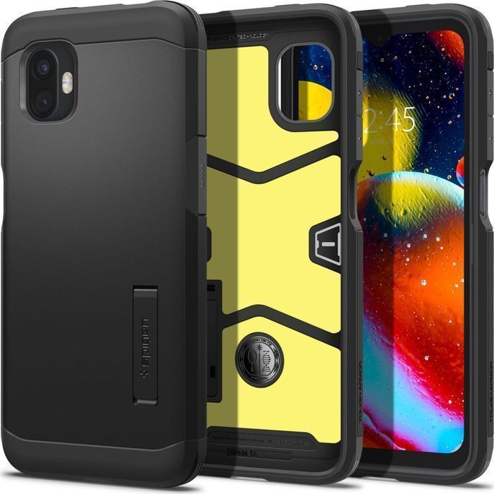 Etui Spigen Tough Armor do Samsung Galaxy Xcover 6 Pro - Czarny