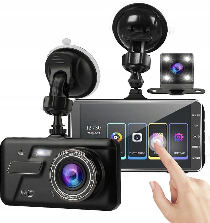 MARK1 Wideorejestrator kamera REJESTRATOR JAZDY FULL HD do auta W07