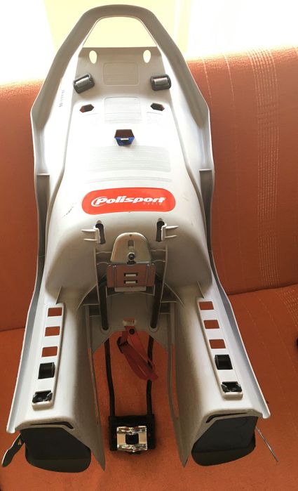 Cadeira Bicicleta porta - Crianças Polisport cinza claro