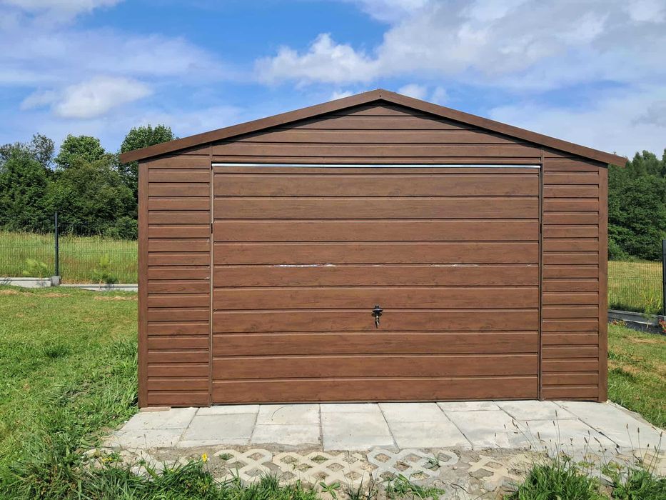 Garaż blaszany PREMIUM. WZMOCNIONY PROFILAMI. Producent. CAŁA Polska