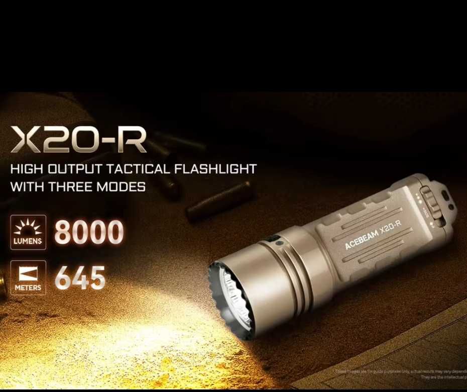 Фонарик Acebeam H16 , Acebeam E70 Titanium mini, pokelit Titanium