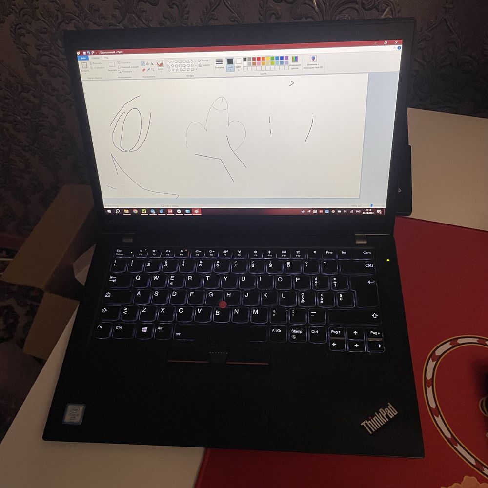 Потужний ноутбук, Сенсорний, з Підсвіткою Lenovo Thinkpad T470S