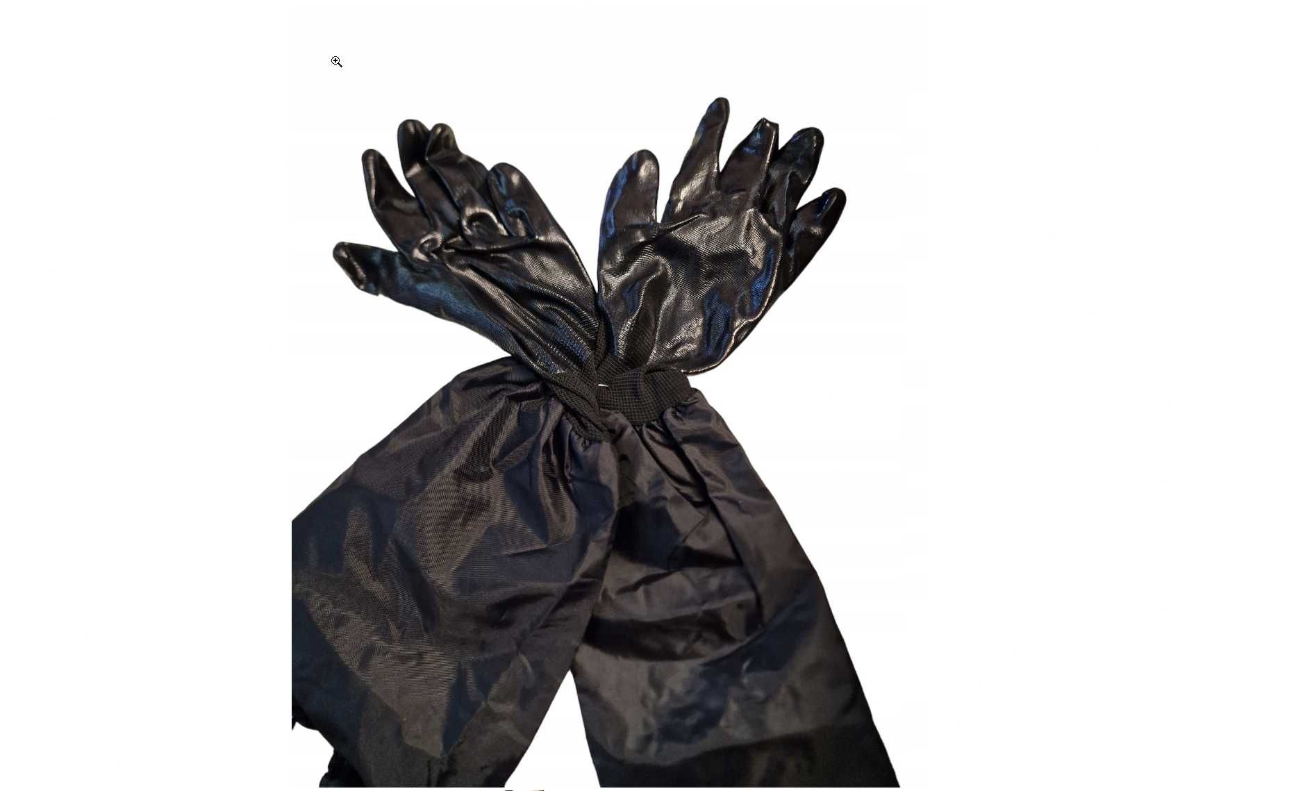 Rękawice Nitrylowe Robocze z Długim Rękawem 60 cm