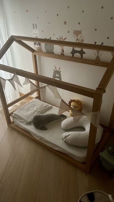 Cama montessori + colchão ortopédico 120*60