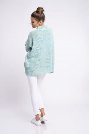 Sweter Bella Duży Uniwersalny Melange Limon