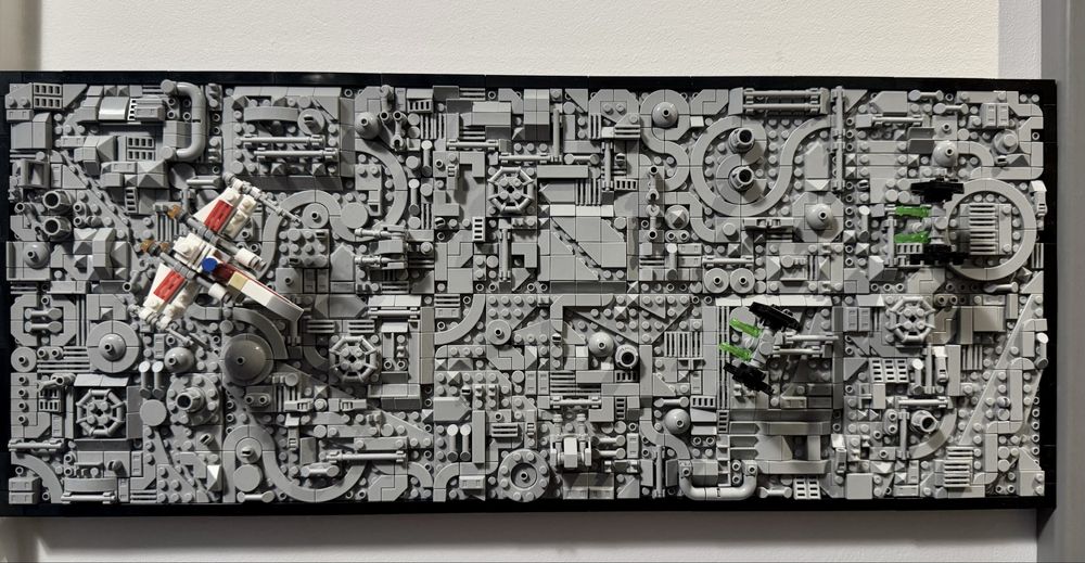 Obraz 3D z 1501 kolcków w stylu Star Wars