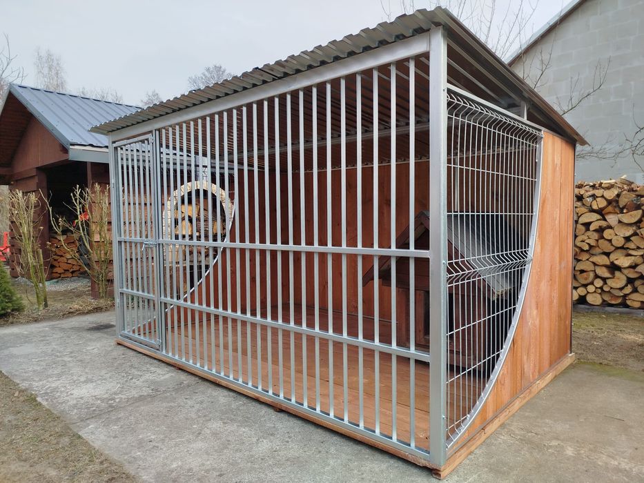 Nowoczesny kojec dla psa klatka box 3x2 zagroda ocynkowana