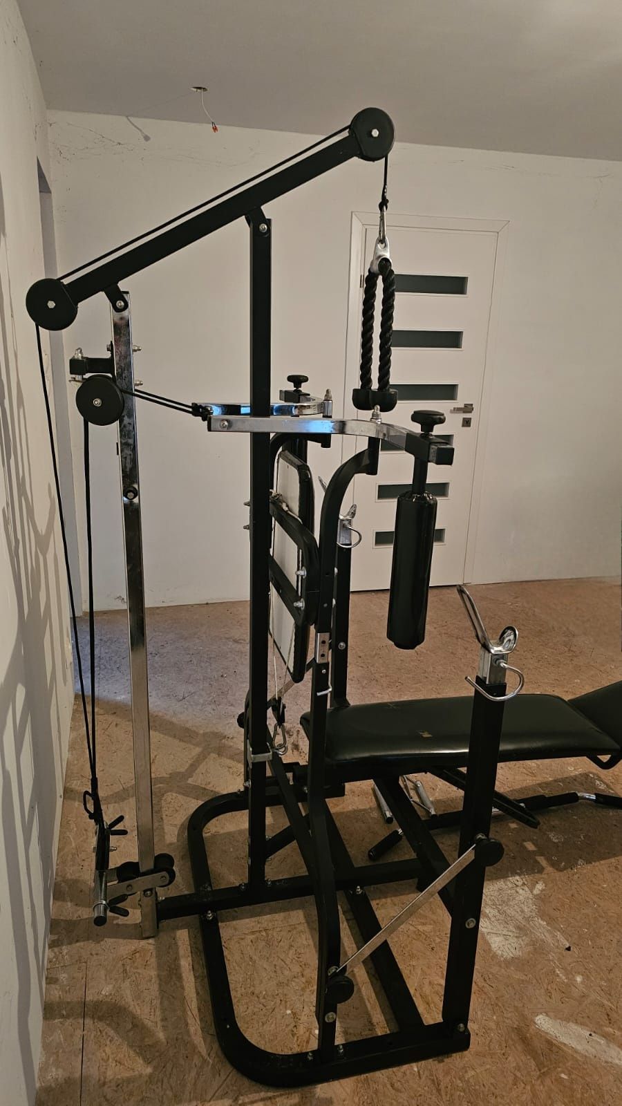 Ławeczka ławka kettler atlas + 80kg + sztanga