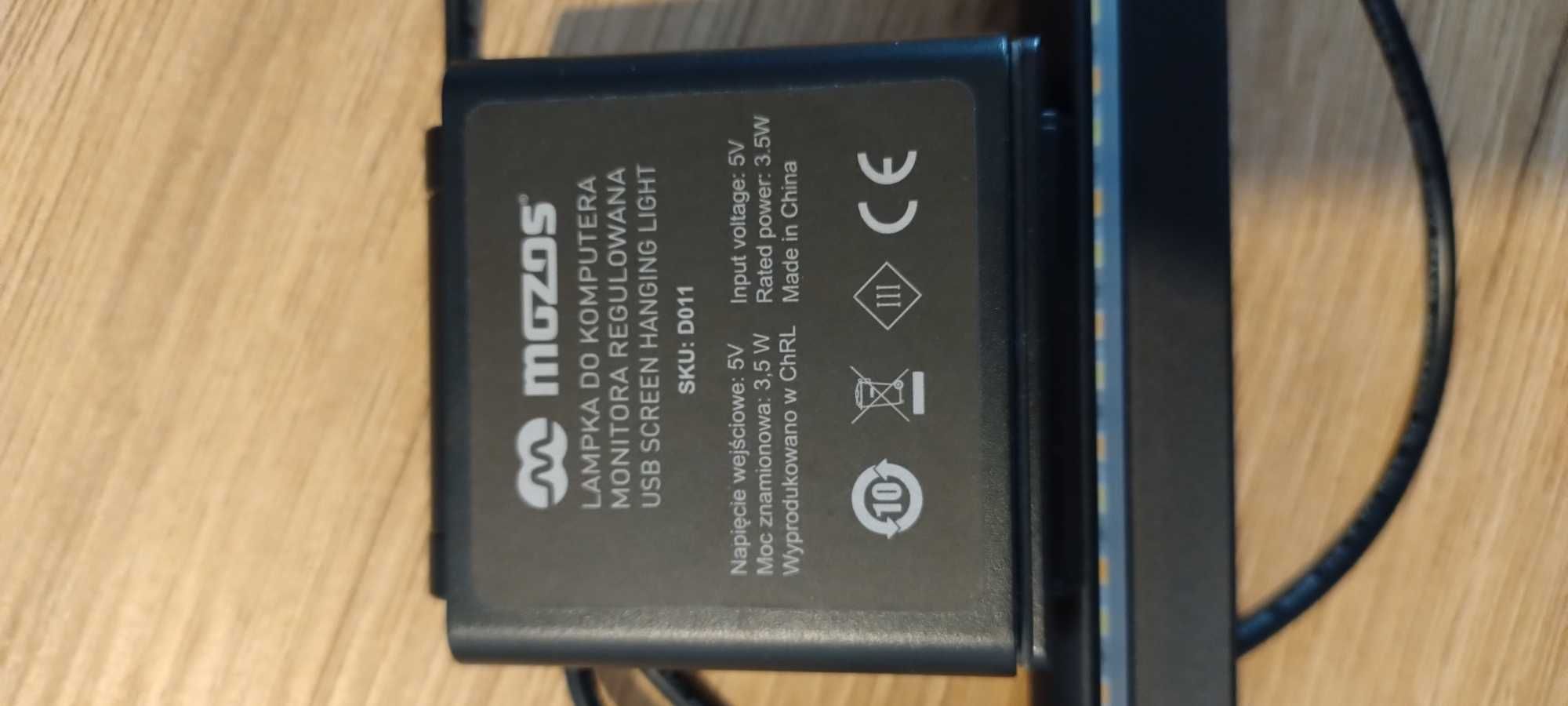 Mozos D011 Lampka do komputera i monitora regulowana