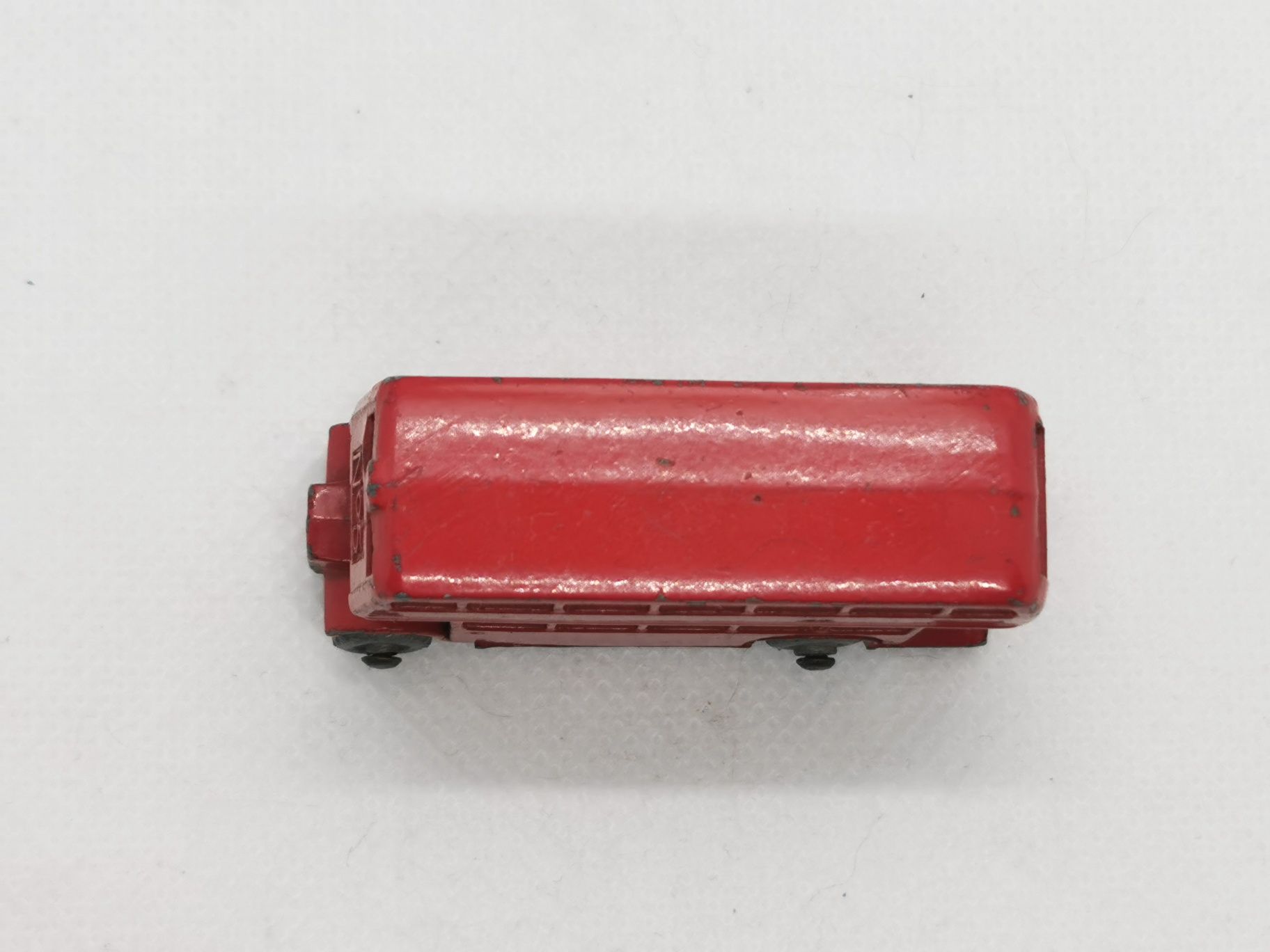 Red London Bus no. 5 Lesney Matchbox MOKO