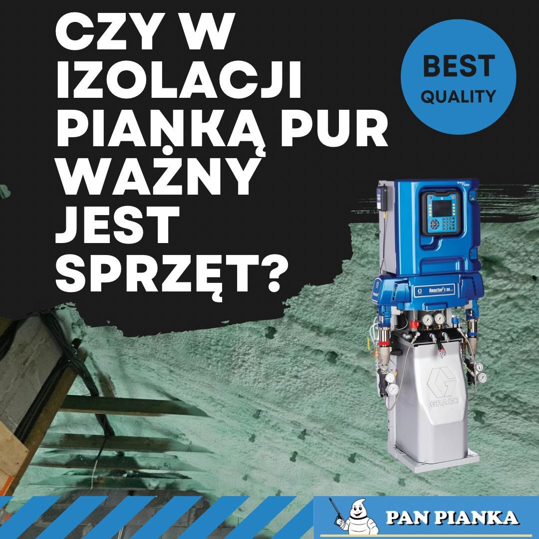 Profesjonalne Izolacje Piana PUR Ocieplenie poddaszy Pan Pianka