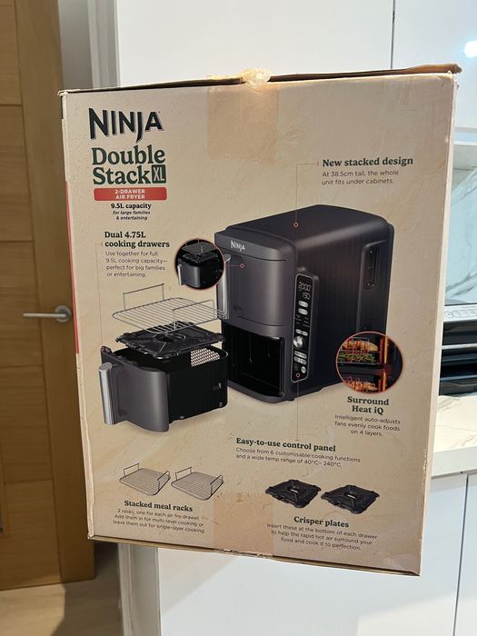 Фритюрниця NINJA Double Stack XL SL400/Сірий/Нова/Запакована/Оригінал