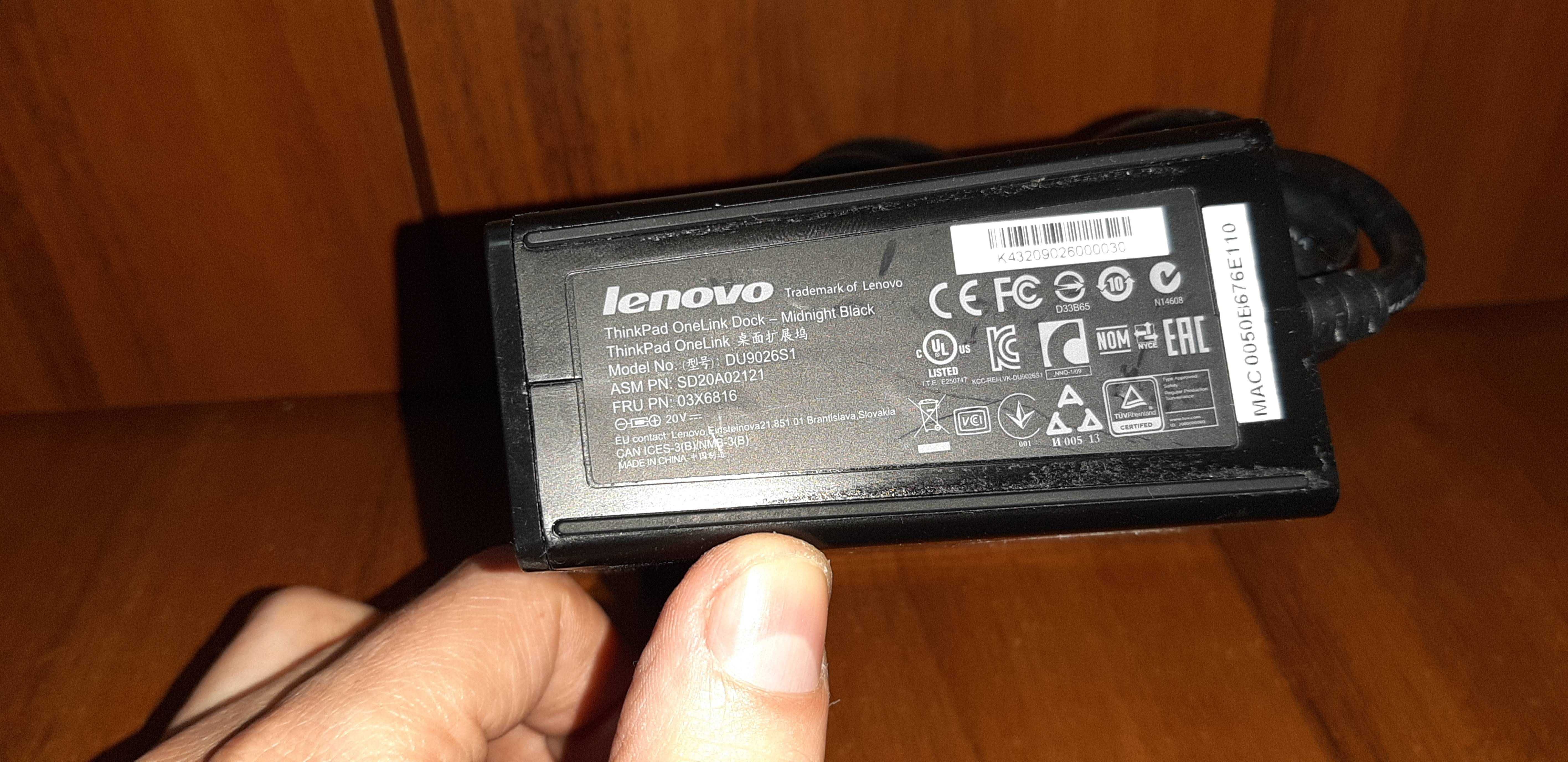 Док станція Lenovo ThinkPad OneLink Dock Midnight DU9026S1