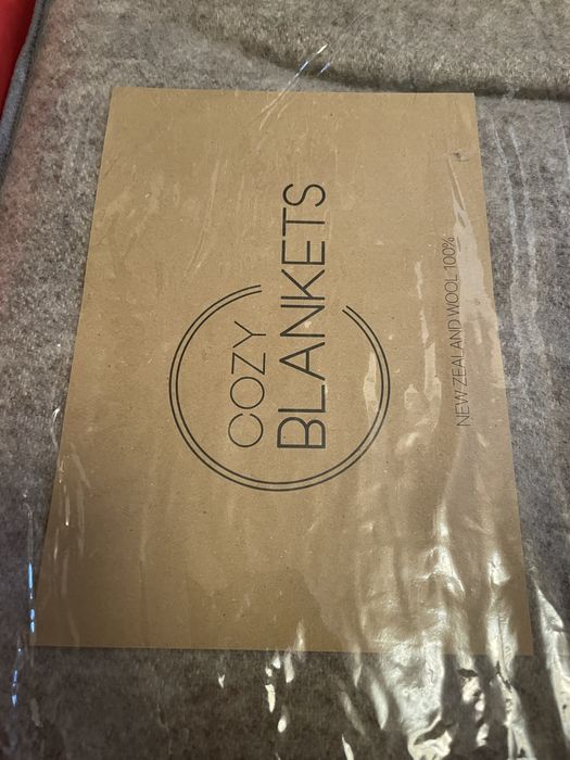 Koc 100% wełna z Nowej Zelandii - Cozy Blankets