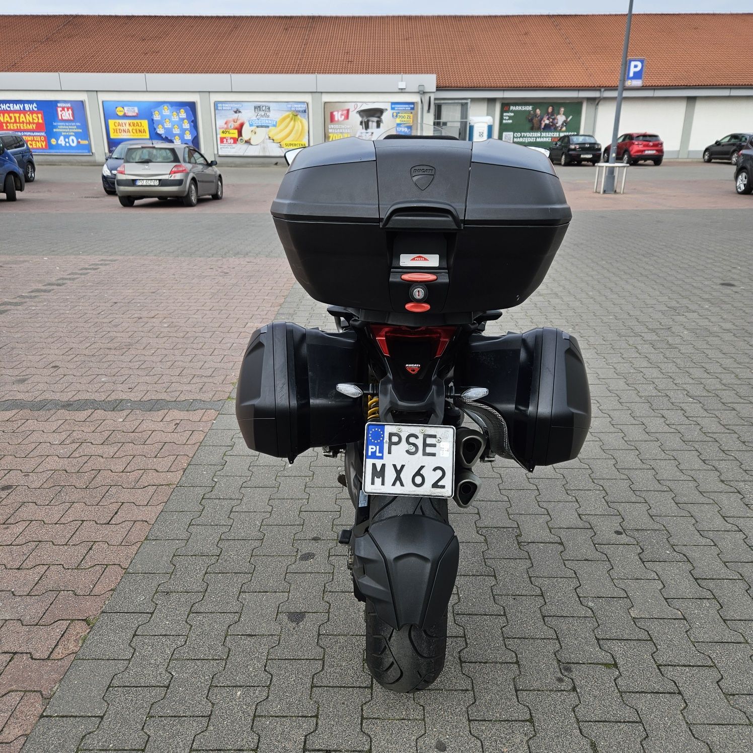 Multistrada 1260 s po dużym serwisie.