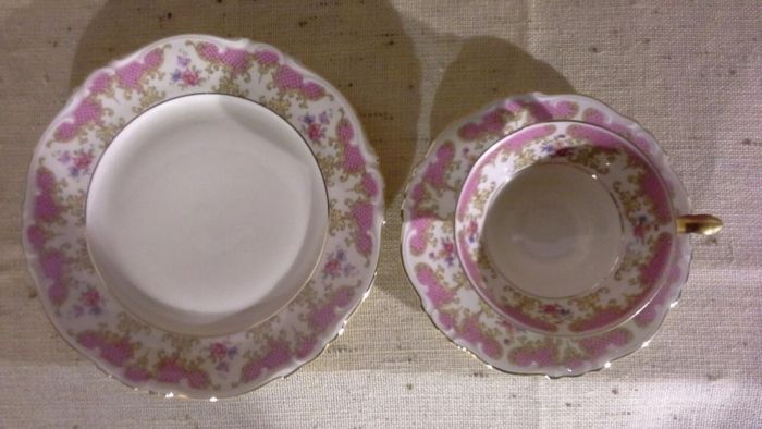 Porcelana Bavaria,H&C Heinrich Fanny Elssler,Zestaw śniadaniowy