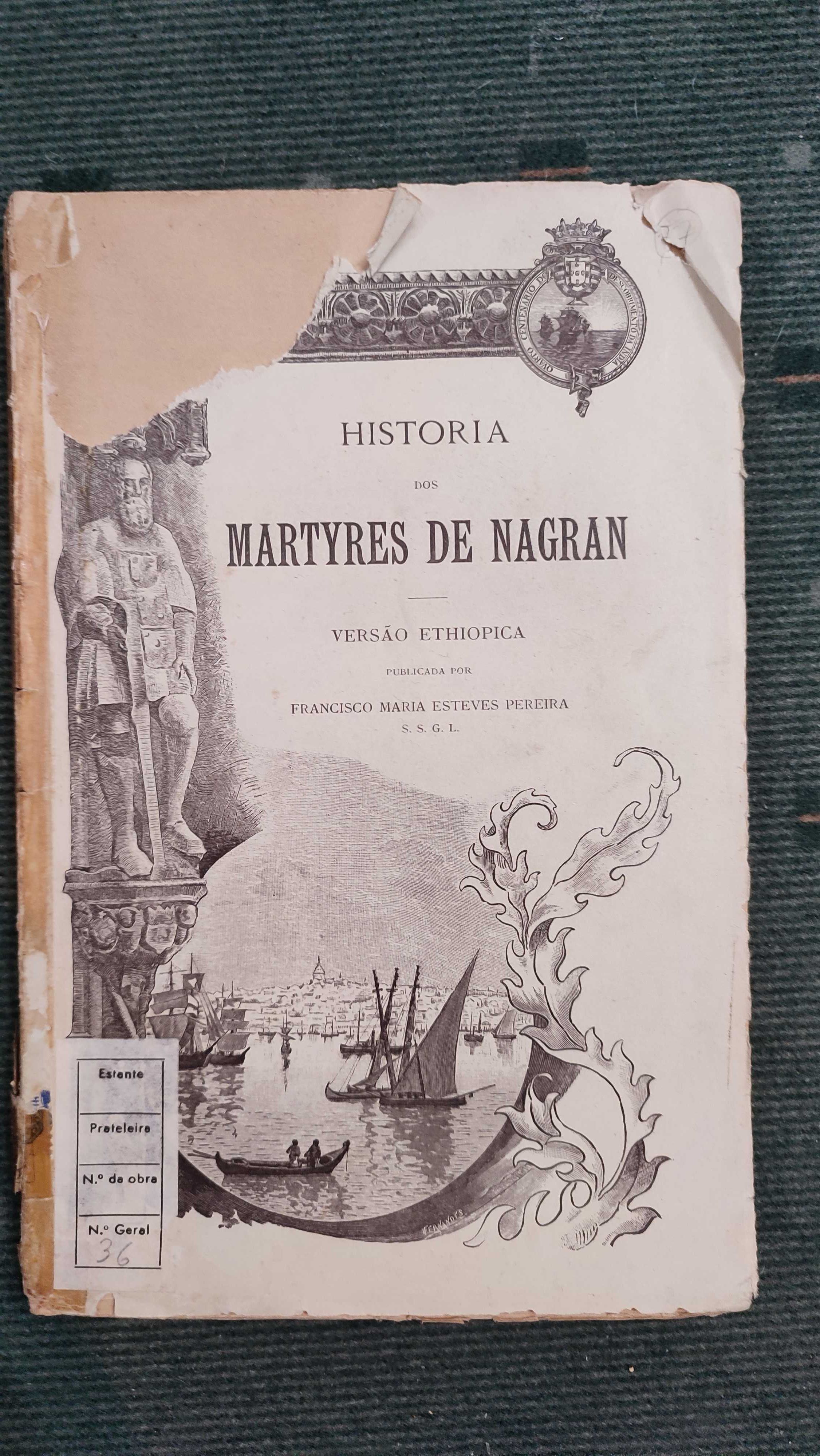 Historia dos martyres de nagran Versão Ethiopica - 1899