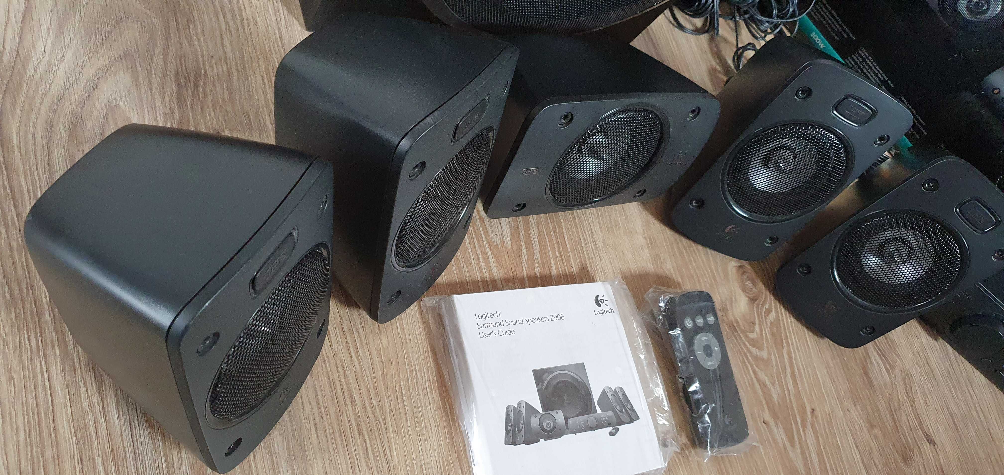 Nowe Głośniki Logitech 5.1 Z906 THX Surround DTS Gwarancja 2 lata