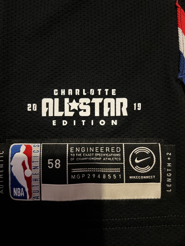 2019 NBA All-Star Game Lebron Team Vaporknit Black Jersey Blank NEW