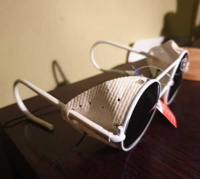 CEBE okulary przeciwsłoneczne vintage retro lenonki - białe