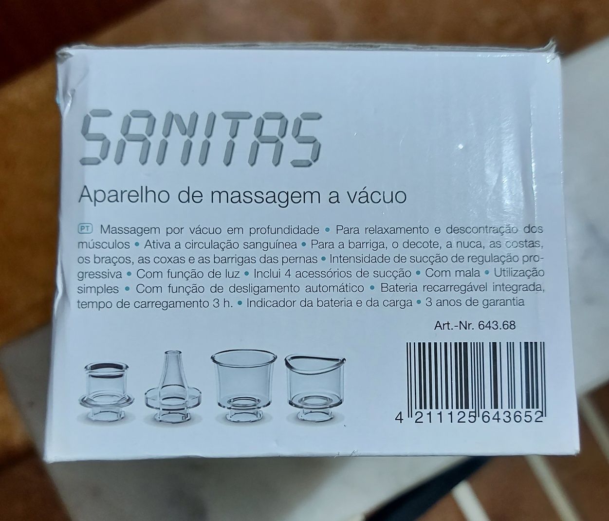 Aparelho massagem vácuo novo