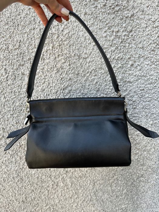 Шкіряна італійська сумка ридикюль