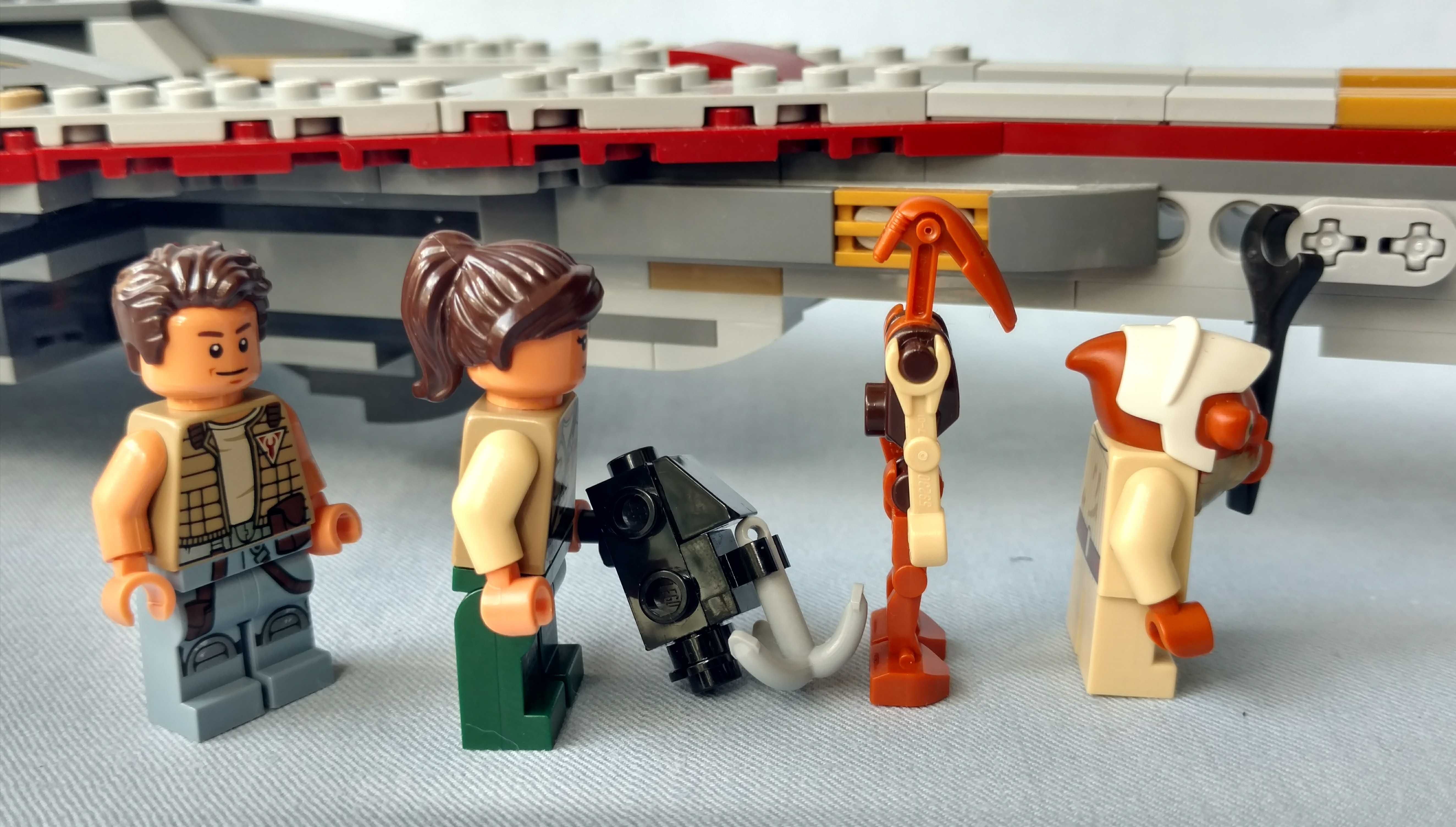 Минифигурки фигурки Lego Star Wars из набора 75186 + корабль