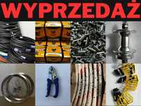 Wyprzedaż tysięcy części rowerowych. Promocyjna cena