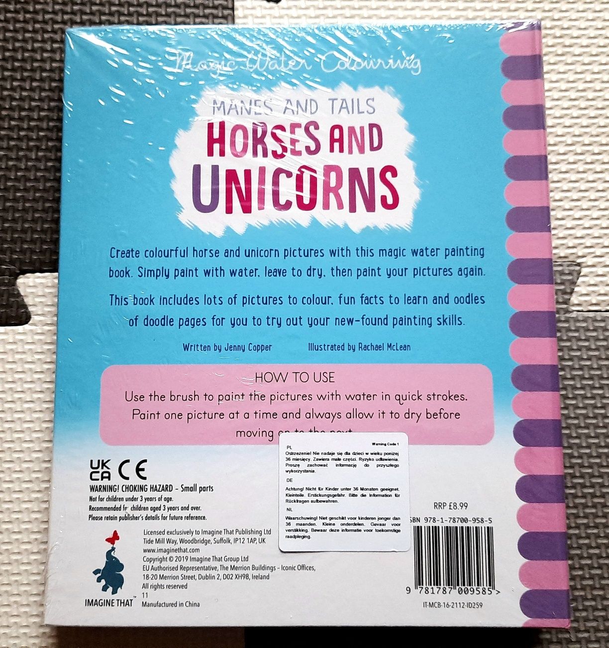 Magic Water Colouring Horses and Unicorns kolorowanka wodna jednorożce