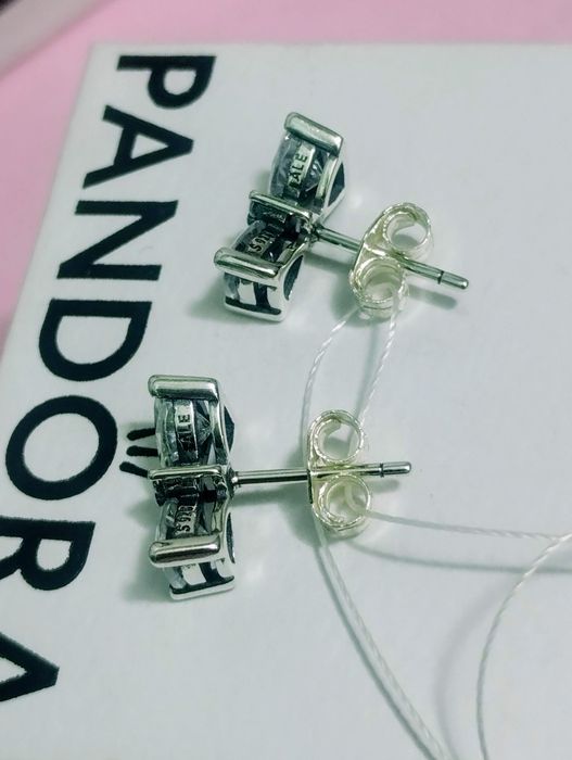 Сережки Пандора Pandora оригінал срібні нові