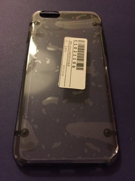 Capa iPhone 6 - Transparente - Nova/Embalada