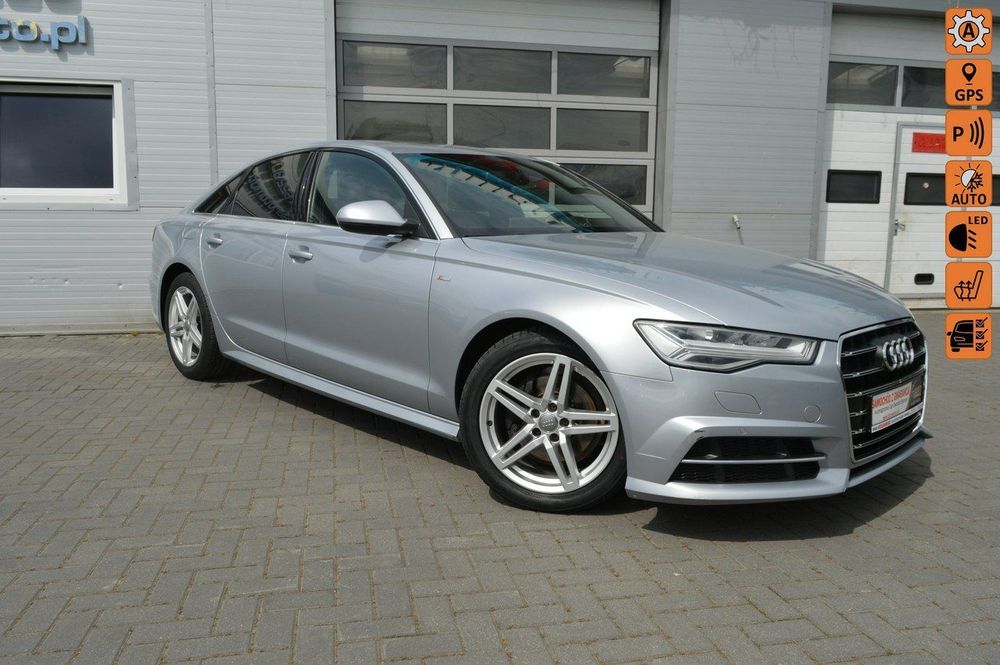 Audi A6 S-Line 2.0 TDI Ultra S-Tronic 100% bezwypadkowy Matrix Navi 176tys.km