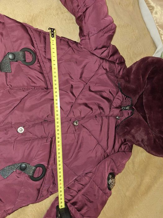 Зимова куртка-пальто для дівчинки 122 р