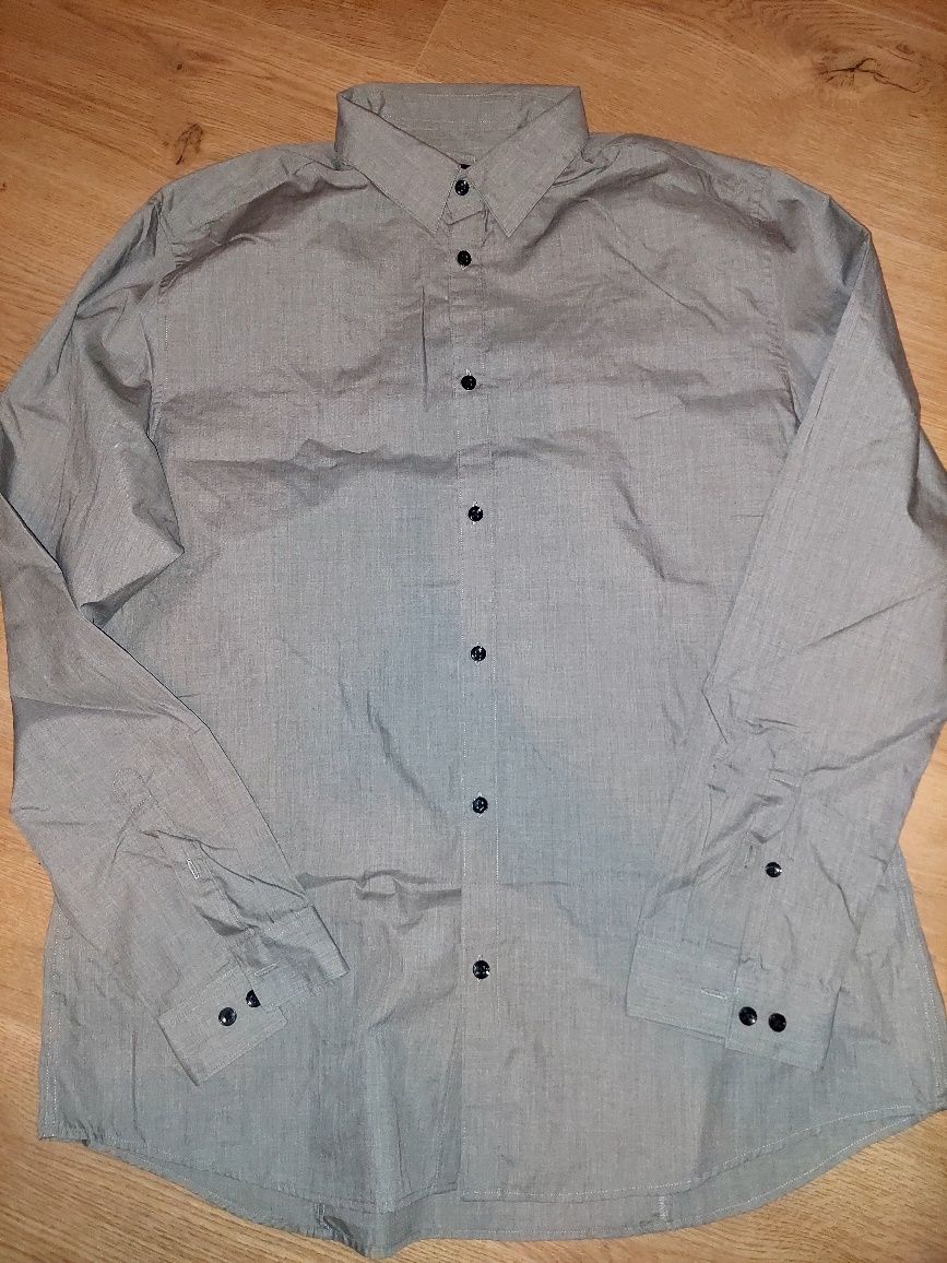 Koszula Slim Fit H&M XL